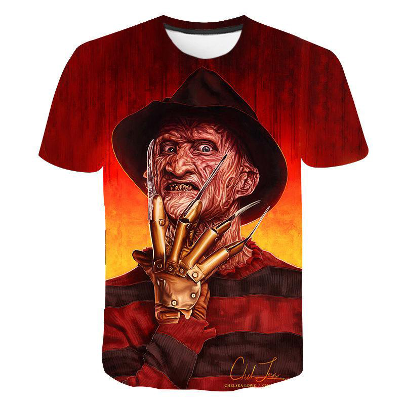 Freddy Krueger 3D T-shirt Horror Movie A Nightmare on Elm Street Fashion Streetwear Women Men T-shirt Casual Tops Clothes L0223, White;black
Freddy Krueger 3D T-shirt Horror Movie A Nightmare on Elm Street Fashion Streetwear Women Men T-shirt Casual Tops Clothes L0223, White;black