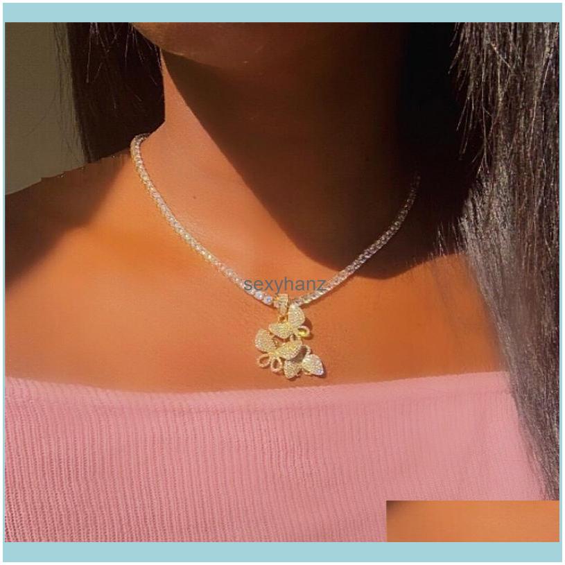& Women Iced Out Butterfly Necklaces Animal Pendants Tennis Chain Jewelry Fashion Crystal Rhinestone Pendant Necklace Gold Sier Drop Deliver
& Women Iced Out Butterfly Necklaces Animal Pendants Tennis Chain Jewelry Fashion Crystal Rhinestone Pendant Necklace Gold Sier Drop Deliver