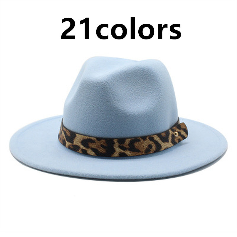 2021 Hat Winter Autumn Blue Green Belt Big Brim Vintage Hip Hop Jazz Caps Felt New Fedora Hats Women 804j, Light grey
2021 Hat Winter Autumn Blue Green Belt Big Brim Vintage Hip Hop Jazz Caps Felt New Fedora Hats Women 804j, Light grey