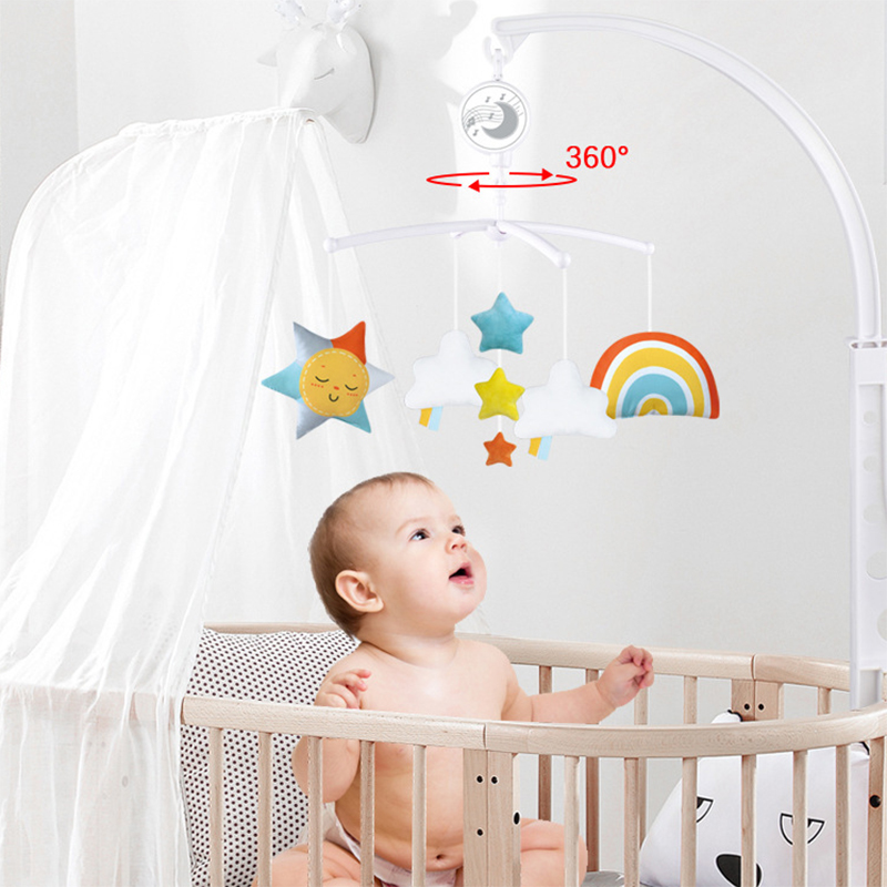 Baby Crib Holder White Rattles Arm Bracket Set Cot 360 Degree Rotating Cribs Bed Bell Toy Wind-up Baby Rotary Mobile Music Box
Baby Crib Holder White Rattles Arm Bracket Set Cot 360 Degree Rotating Cribs Bed Bell Toy Wind-up Baby Rotary Mobile Music Box