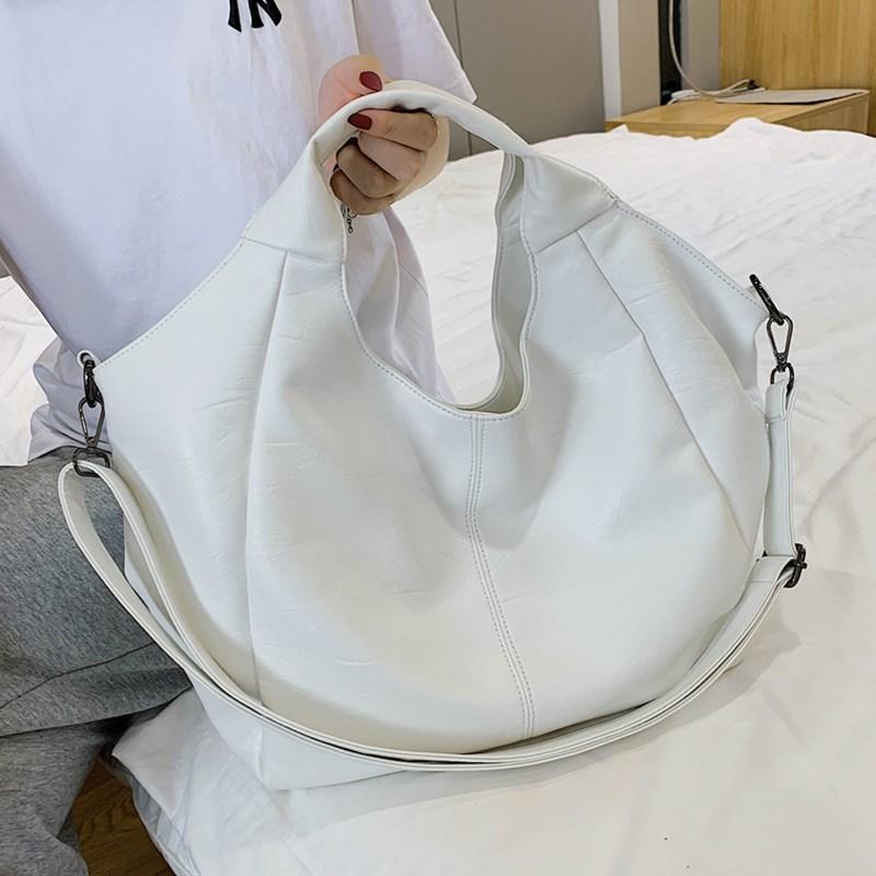 Evening Bags Unique Design White Shoulder Bag Luxury Women Big Shopper Tote Large Capacity Hobos Lady Soft Leather Messenger Handbag, Black
Evening Bags Unique Design White Shoulder Bag Luxury Women Big Shopper Tote Large Capacity Hobos Lady Soft Leather Messenger Handbag, Black