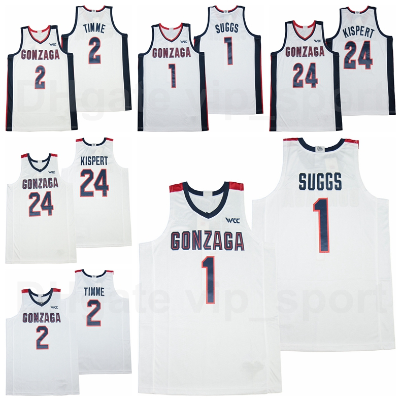 NCAA Gonzaga Bulldogs College Basketball 2 Drew Timme Jersey University 24 Corey Kispert 1 Jalen Suggs Breathable Team Away White Color, Black
NCAA Gonzaga Bulldogs College Basketball 2 Drew Timme Jersey University 24 Corey Kispert 1 Jalen Suggs Breathable Team Away White Color, Black