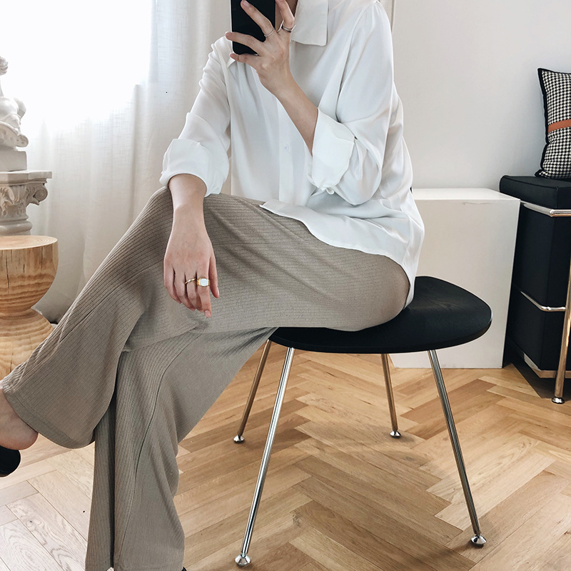 Sherhure 2021 White Autumn Pure Color Women Wide Legs Straight Fancy Female Pants S03m, Khaki.
Sherhure 2021 White Autumn Pure Color Women Wide Legs Straight Fancy Female Pants S03m, Khaki.