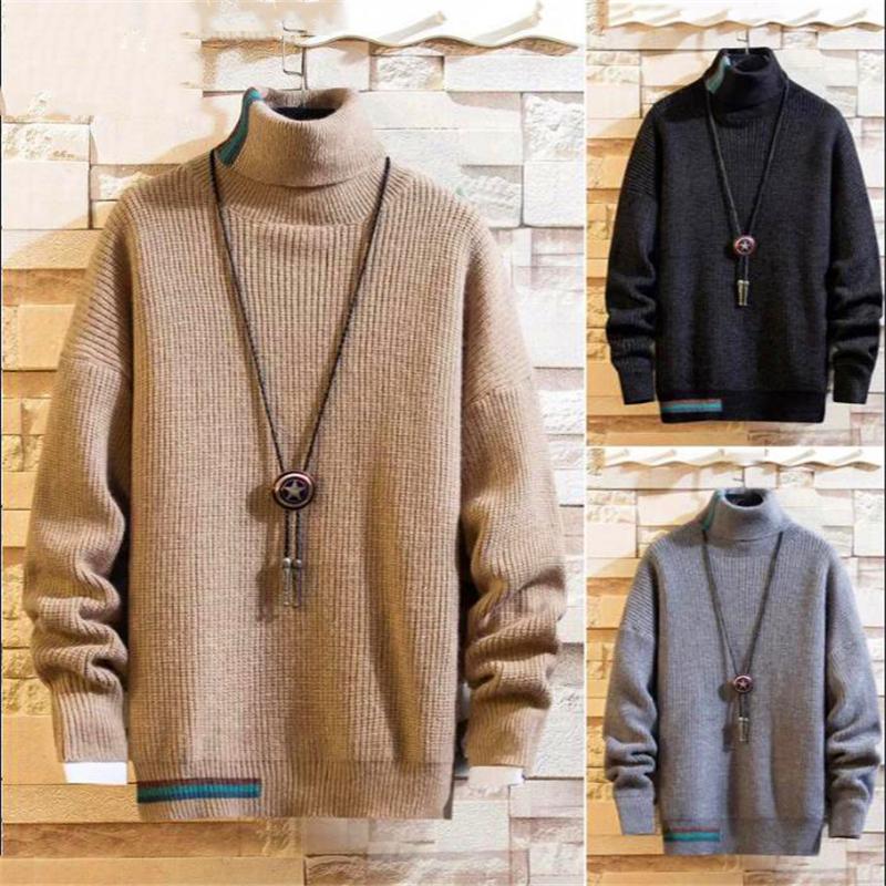 Men's Sweaters 2022 Casual Men Knit Turtleneck Sweater Autumn Winter Solid Pullover Outdoor Fashion Streetwear Male Knitwear Baggy, White;black
Men's Sweaters 2022 Casual Men Knit Turtleneck Sweater Autumn Winter Solid Pullover Outdoor Fashion Streetwear Male Knitwear Baggy, White;black