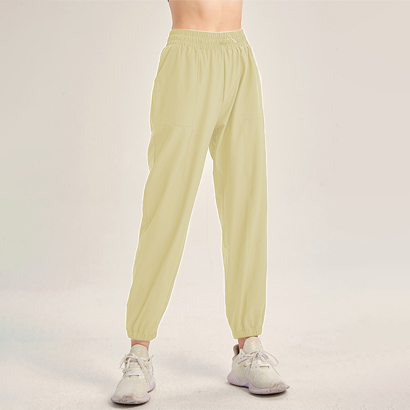 AL Sports YOGA fitness pants skin-friendly nude women's elastic band foot yoga side pockets quick-drying loose running training Sportswear, Black
AL Sports YOGA fitness pants skin-friendly nude women's elastic band foot yoga side pockets quick-drying loose running training Sportswear, Black