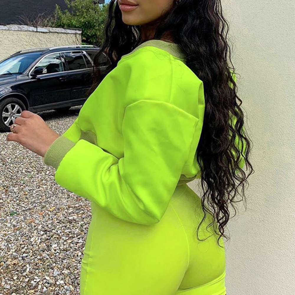 2021 New Women Neon Cropped Autumn Fashionable Europe Style Slim Coats Long Sleeve o Neck Short Jackets Outwear 7jdo, As photo
2021 New Women Neon Cropped Autumn Fashionable Europe Style Slim Coats Long Sleeve o Neck Short Jackets Outwear 7jdo, As photo