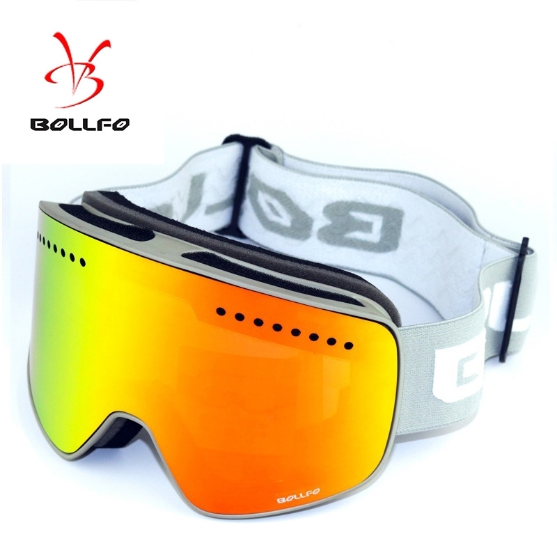 Bollfo new magnetic cylinder double layer antifogging ski glasses with large spherical surface outdoor skiing products for men and women
Bollfo new magnetic cylinder double layer antifogging ski glasses with large spherical surface outdoor skiing products for men and women