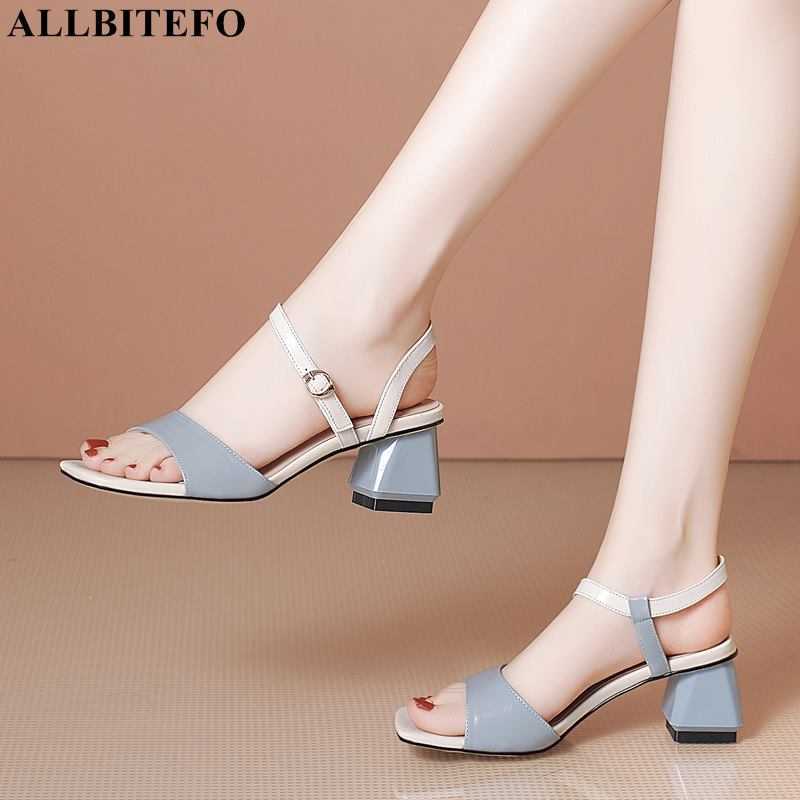 ALLBITEFO Size 33-42 genuine leather thick heels office ladies shoes high heels shoes summer women sandals sandalias del verano 210611, As picture
ALLBITEFO Size 33-42 genuine leather thick heels office ladies shoes high heels shoes summer women sandals sandalias del verano 210611, As picture
