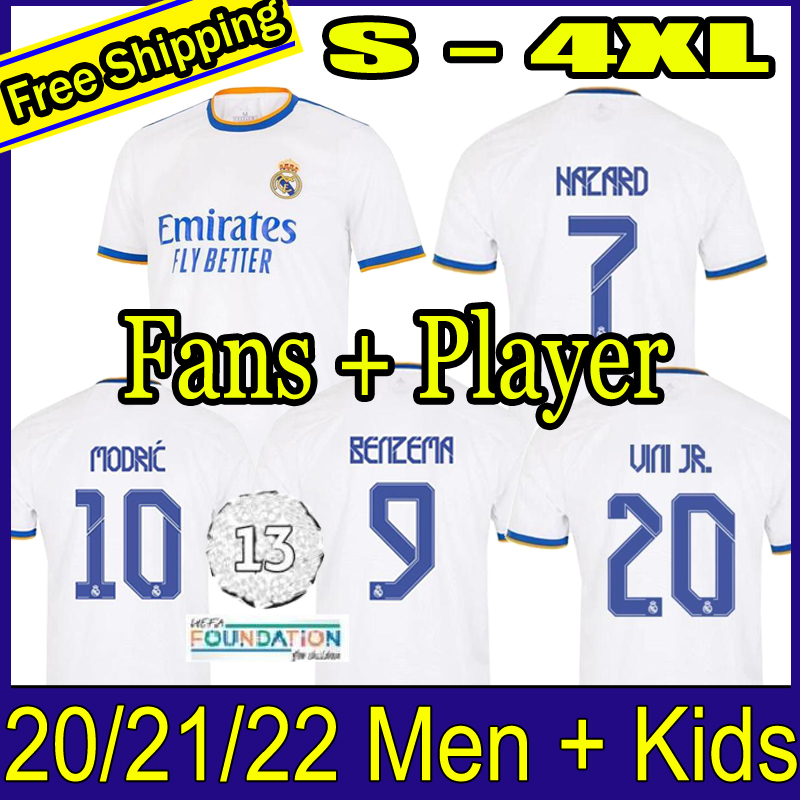 REAL MADRID jerseys 21 22 soccer football shirt ALABA HAZARD SERGIO RAMOS BENZEMA MODRIC ASENSIO camiseta men + kids kit 2021 2022 uniforms fourth, 21-22 home-player
REAL MADRID jerseys 21 22 soccer football shirt ALABA HAZARD SERGIO RAMOS BENZEMA MODRIC ASENSIO camiseta men + kids kit 2021 2022 uniforms fourth, 21-22 home-player