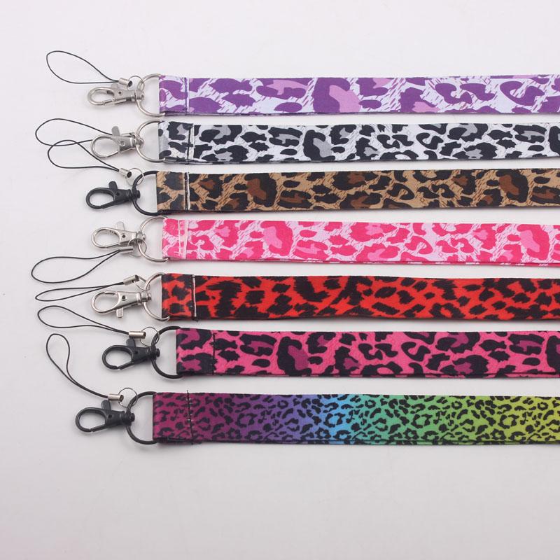 Keychains Colorful Leopard Lanyards Keychain Neck Strap For ID Pass Card Badge Rope Lanyard Mobile Phone Straps
Keychains Colorful Leopard Lanyards Keychain Neck Strap For ID Pass Card Badge Rope Lanyard Mobile Phone Straps