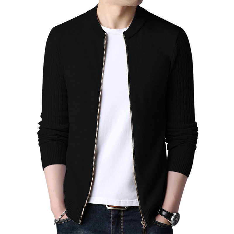 URSPORTTECH Cardigan Sweater Men Jacket Zipper Pullover Sweater Coats Male Casual Knitwear Thin Sweatercoats Plus Size M-XXXL 210528