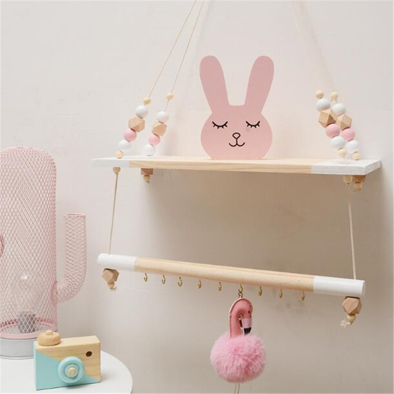 Nordic Chidren Room Decorative Storage Rack Doube Wooden Bead Tasses Sheves Wa Rope Hanging Shef Home Hook Kids Coat Rack
Nordic Chidren Room Decorative Storage Rack Doube Wooden Bead Tasses Sheves Wa Rope Hanging Shef Home Hook Kids Coat Rack
