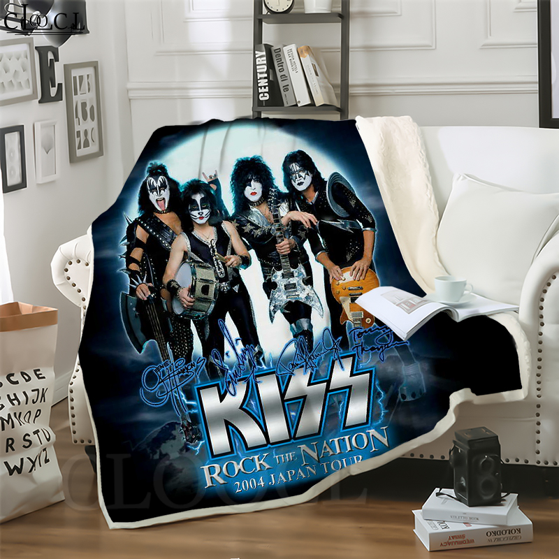 CLOOCL New Glam Metal Kiss Band 3D Print Harajuku Conditioning Blanket Sofa Teens Bedding Throw Blankets Plush Quilt
CLOOCL New Glam Metal Kiss Band 3D Print Harajuku Conditioning Blanket Sofa Teens Bedding Throw Blankets Plush Quilt
