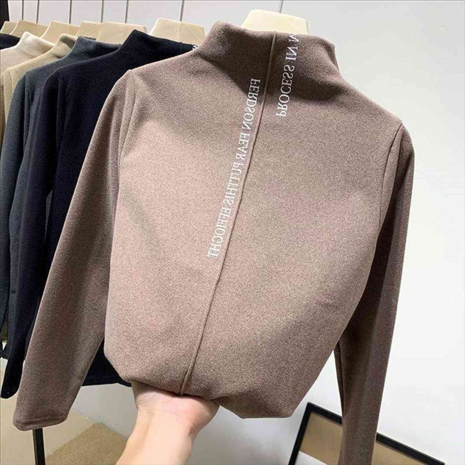 Pullover Plush Korean Style Womens Sweater Stretch Casual Fashion Slim High Neck Warm Female Fall Winter, Photo2
Pullover Plush Korean Style Womens Sweater Stretch Casual Fashion Slim High Neck Warm Female Fall Winter, Photo2