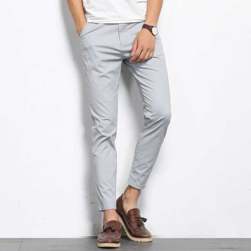 BROWON Autumn Men Fashions Solid Color Casual Pants Men Straight Slight Elastic Ankle-Length High Quality Formal Trousers Men 210616, Khaki pant
BROWON Autumn Men Fashions Solid Color Casual Pants Men Straight Slight Elastic Ankle-Length High Quality Formal Trousers Men 210616, Khaki pant