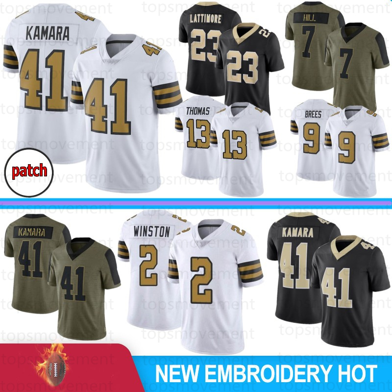 2 Jameis Winston 41 Alvin Kamara Jerseys New Men Football Jerseys 9 Drew Brees 23 Marshon Lattimore 13 Michael Thomas 7 Hill 94 Cameron 2022, Multi
2 Jameis Winston 41 Alvin Kamara Jerseys New Men Football Jerseys 9 Drew Brees 23 Marshon Lattimore 13 Michael Thomas 7 Hill 94 Cameron 2022, Multi