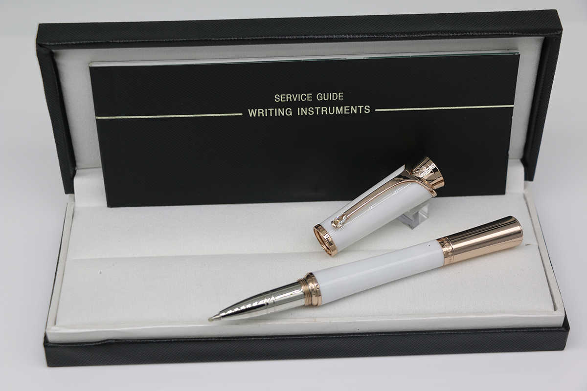 Roller High Quality Monaco Princess Grace Kelly Monte Pens White Body with Rose Gold Trim School Office Stationery
Roller High Quality Monaco Princess Grace Kelly Monte Pens White Body with Rose Gold Trim School Office Stationery