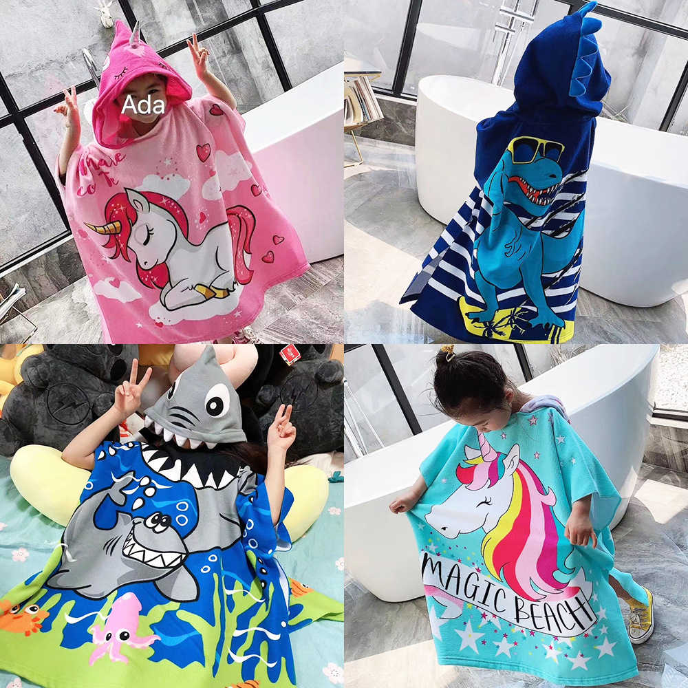 Large Children's Reactive Printing Hooded Bathrobe Cape Water Absorbent Quick Drying Wearable Bath Towel
Large Children's Reactive Printing Hooded Bathrobe Cape Water Absorbent Quick Drying Wearable Bath Towel