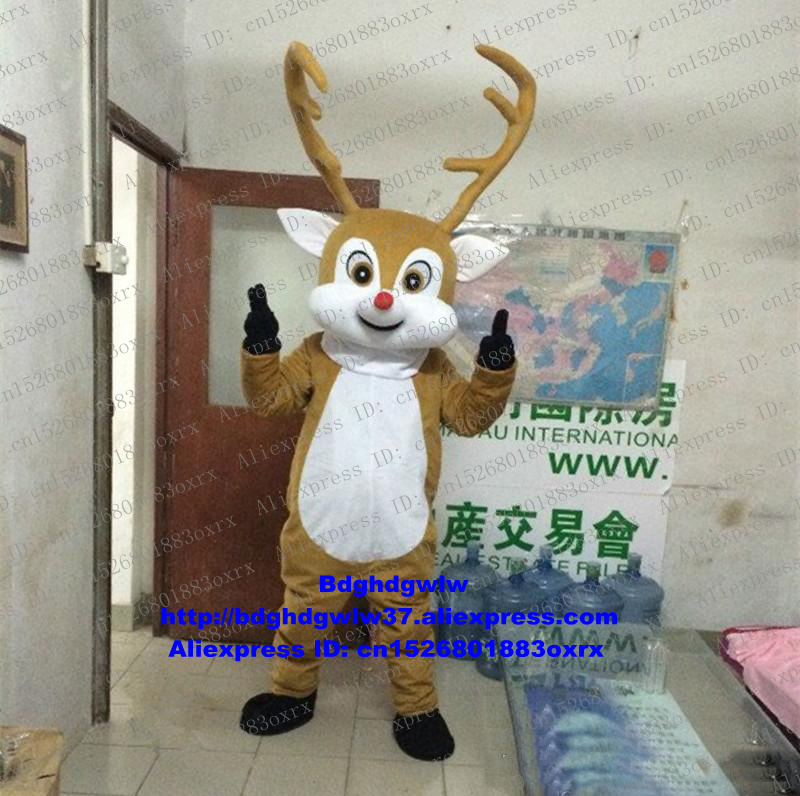 Mascot Costumes Brown Rudolph The Red Nosed Reindeer Charlie Milu Deer Mascot Costume Cartoon Character Greet Guests Performing Arts zx953, Default color
Mascot Costumes Brown Rudolph The Red Nosed Reindeer Charlie Milu Deer Mascot Costume Cartoon Character Greet Guests Performing Arts zx953, Default color
