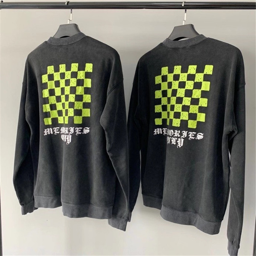 2021 New Orescent Green Washed Old Vintage Askyurself Sweatshirts Men Women Crewneck Checkerboard Pullover Lqa5
2021 New Orescent Green Washed Old Vintage Askyurself Sweatshirts Men Women Crewneck Checkerboard Pullover Lqa5