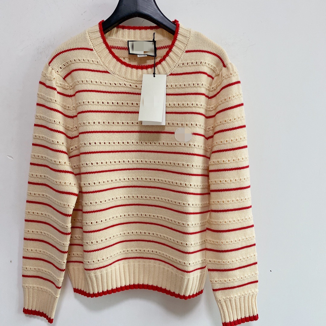 2021 Autumn Milan Runway Sweaters O Neck Long Sleeve High End Jacquard Pullover Women' Designer Clothing 0630-3, Red 
2021 Autumn Milan Runway Sweaters O Neck Long Sleeve High End Jacquard Pullover Women' Designer Clothing 0630-3, Red