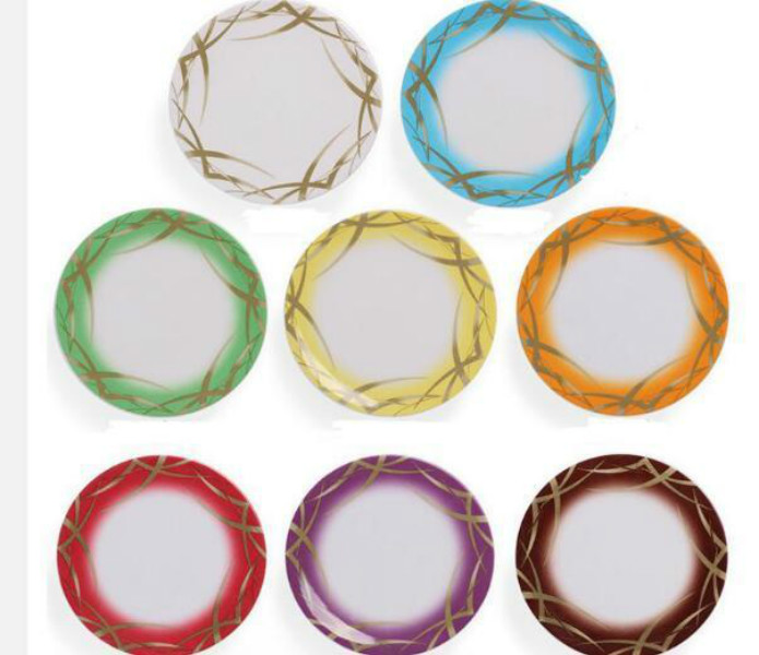 Food Sushi Melamine Dishes Rotary Plates Round Colorful Conveyor Belt Serving Plate RRD6798 Free shipping