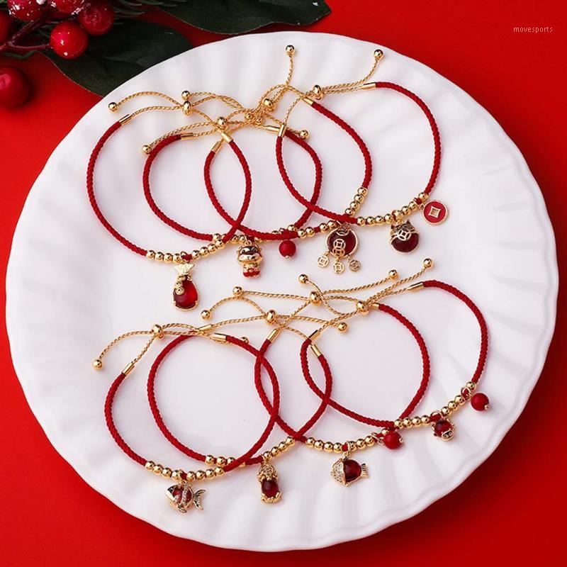 Charm Bracelets Temperament Red Rope Calf Pull Bracelet Female Simple And Versatile Hand-woven Couple Accessories1
Charm Bracelets Temperament Red Rope Calf Pull Bracelet Female Simple And Versatile Hand-woven Couple Accessories1