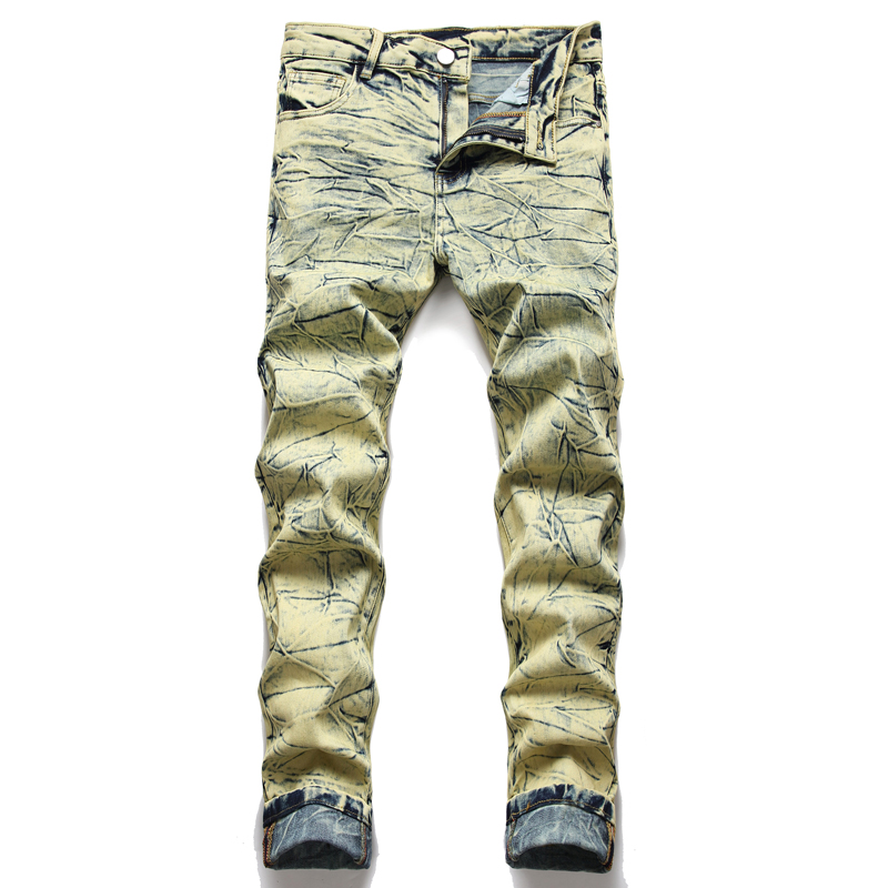 Men's Straight Leg Slim Fit Tie Dye Jeans Fashion Biker Casual Denim Pants Big Size Motocycle Hip Hop Trousers For Male BY713, 210
Men's Straight Leg Slim Fit Tie Dye Jeans Fashion Biker Casual Denim Pants Big Size Motocycle Hip Hop Trousers For Male BY713, 210