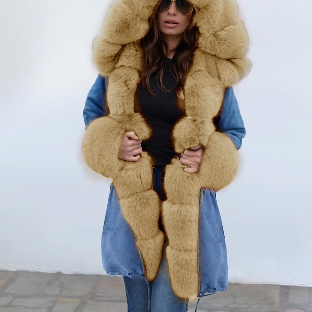 2021 Women Winter Thick Warm Coats New Fashion Hooded Fur Collar Europe and America Style Long Parka Causal Jackets Vzyk
2021 Women Winter Thick Warm Coats New Fashion Hooded Fur Collar Europe and America Style Long Parka Causal Jackets Vzyk