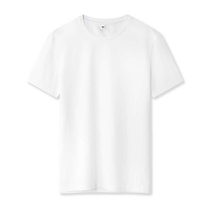 Summer Fashion Soft and Comfortable T Shirts Daily Casual 100% Cotton Short Sleeve O-Neck Tee Shirt Black White 210528