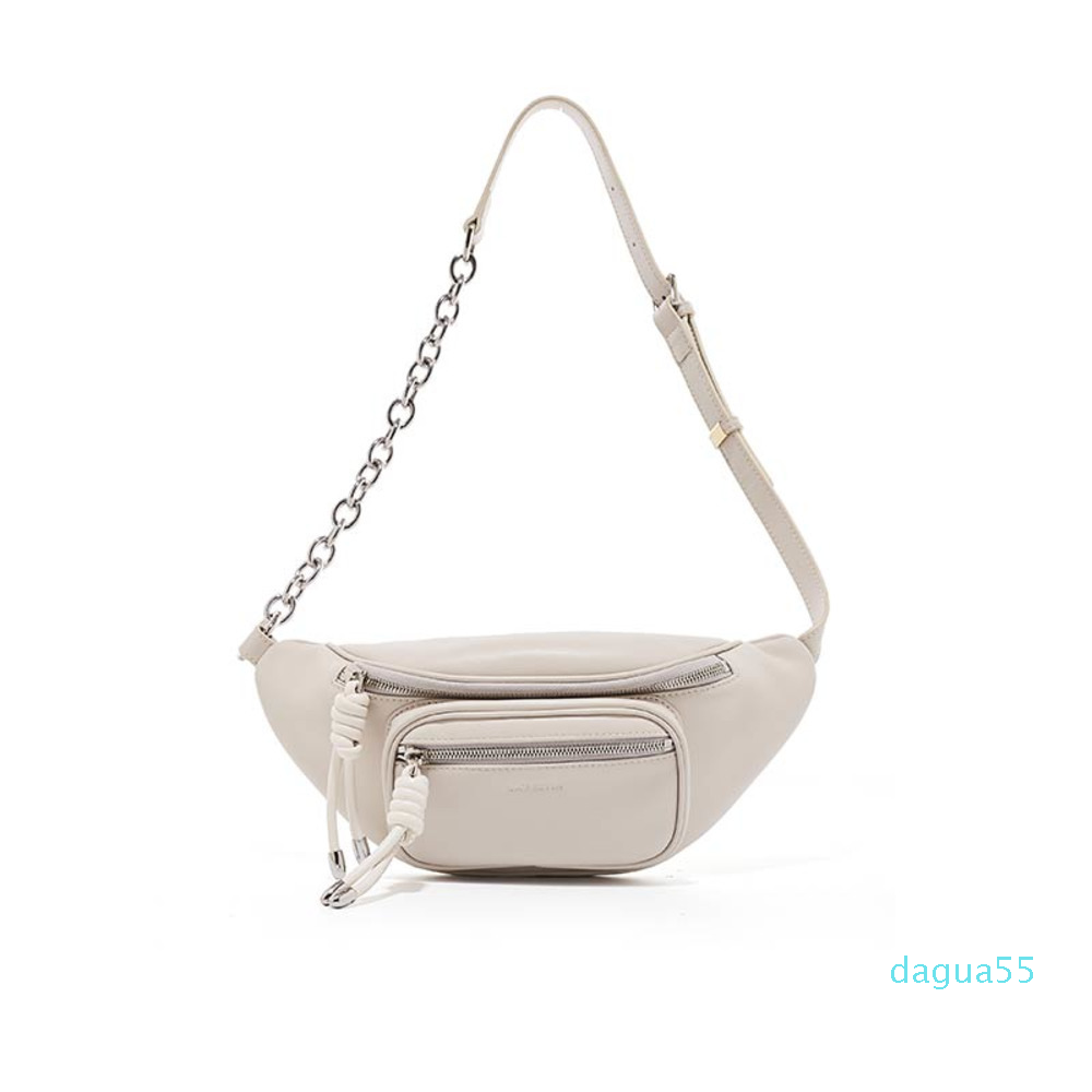 2020 new fashion messenger female bag wild diagonal chest bag leather chain waist bag female ins tide C0121, Beige
2020 new fashion messenger female bag wild diagonal chest bag leather chain waist bag female ins tide C0121, Beige