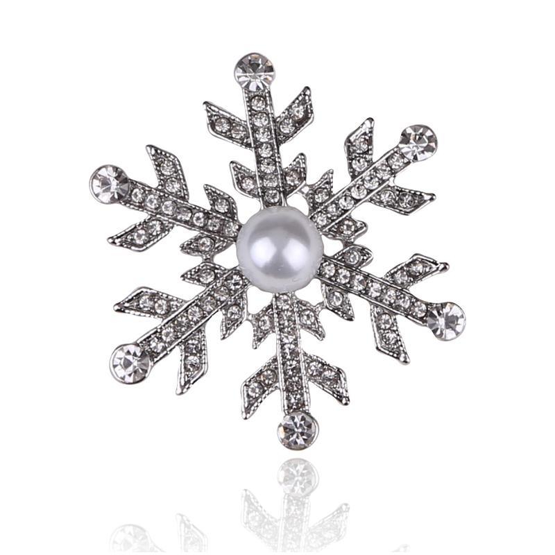 Pins, Brooches Rhinestone Brooch Gold/Silver Color Imitation Pearls Snowflake Pin Use For Jewelry Gift Bridal Wedding Crystal Party, Gray
Pins, Brooches Rhinestone Brooch Gold/Silver Color Imitation Pearls Snowflake Pin Use For Jewelry Gift Bridal Wedding Crystal Party, Gray