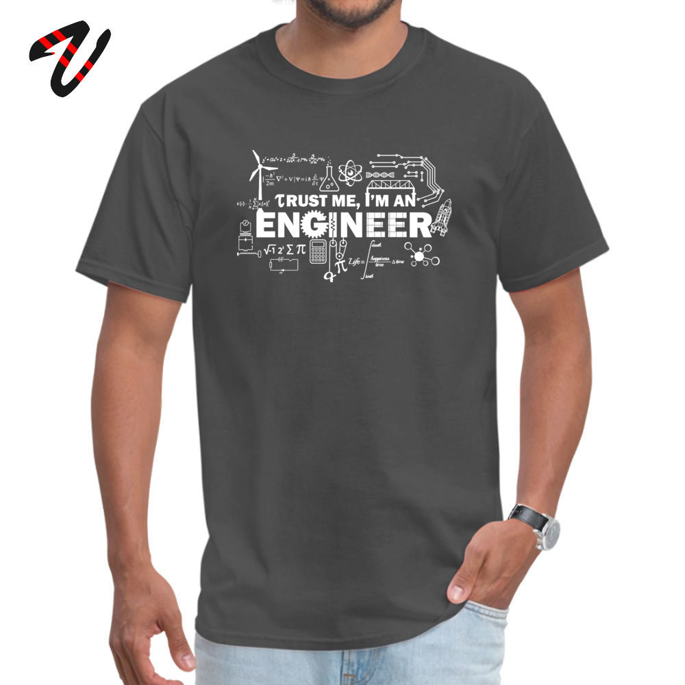 Father Day T-shirt Men Trust Me I Am an Engineer Tshirt Geek Male Tops Letter Math Equation Print Tees Custom Students Tees Fun 210225