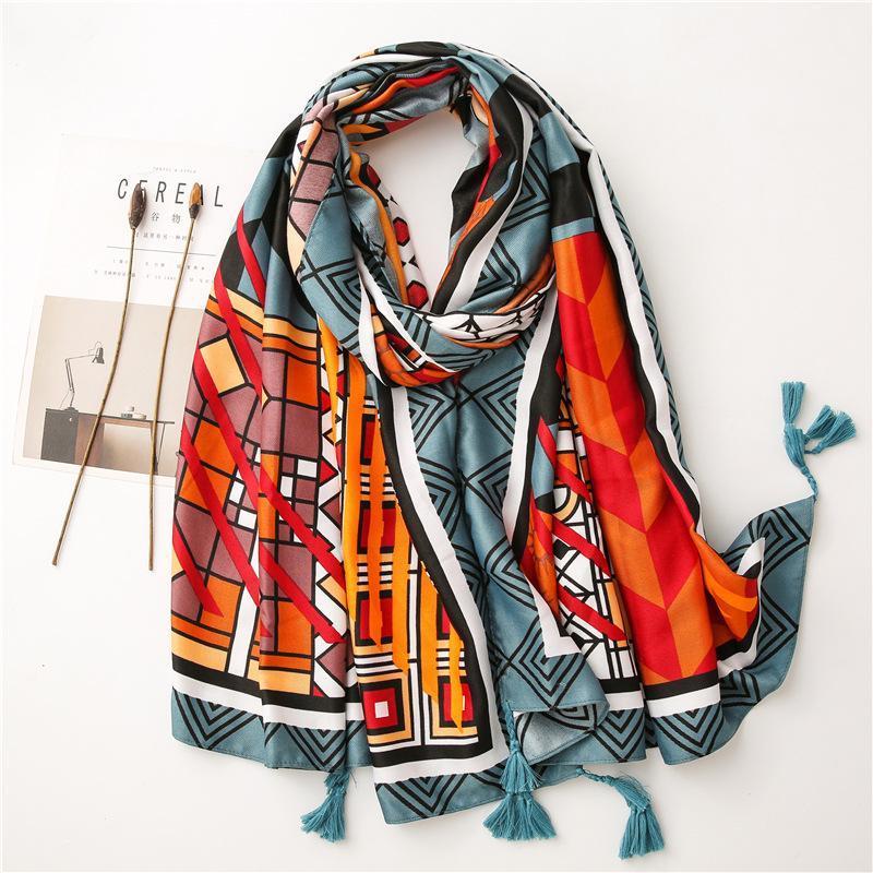 Scarves Fashion 2021 Women Scarf Print Cotton Winter Warm Brand Hijabs Pashmina Foulard Bandana Poncho Hijab Viscose Tassel, Blue;gray
Scarves Fashion 2021 Women Scarf Print Cotton Winter Warm Brand Hijabs Pashmina Foulard Bandana Poncho Hijab Viscose Tassel, Blue;gray