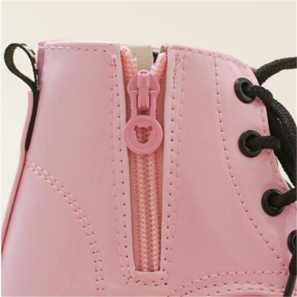 Kids boots patent leather baby boys girls winter shoes fashion children martin boot - view 8