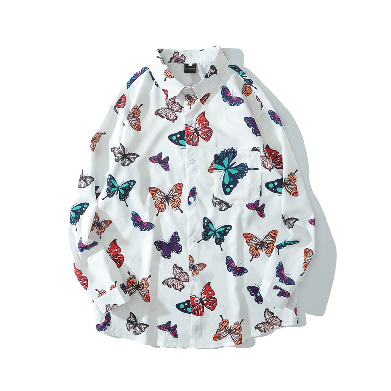 2021 Chemise White Autumn New Men Hawaiian Long Sleeve Shirt Mens Casual Butterfly Printed Beach Shirts Man Oversized Hemd Wf9t
2021 Chemise White Autumn New Men Hawaiian Long Sleeve Shirt Mens Casual Butterfly Printed Beach Shirts Man Oversized Hemd Wf9t