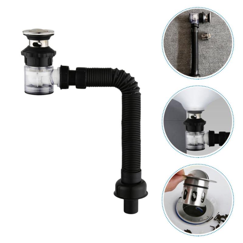 Other Bath & Toilet Supplies 1Pc Practical Stainless Steel Drainer Deodorization Drain Pipe (Black)
Other Bath & Toilet Supplies 1Pc Practical Stainless Steel Drainer Deodorization Drain Pipe (Black)