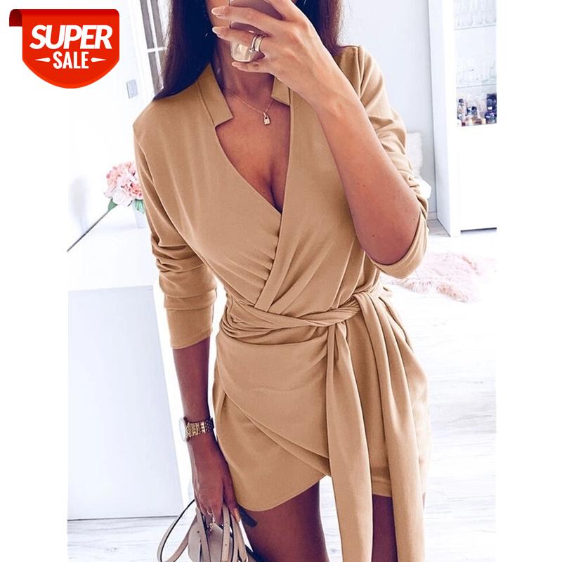 Fashion Women Autumn Sexy Bodycon OL Mini Dress Elegant Long Sleeve V Neck Office Lady Wear Ladies Party Club Streetwear #kw69, Black;gray 
Fashion Women Autumn Sexy Bodycon OL Mini Dress Elegant Long Sleeve V Neck Office Lady Wear Ladies Party Club Streetwear #kw69, Black;gray