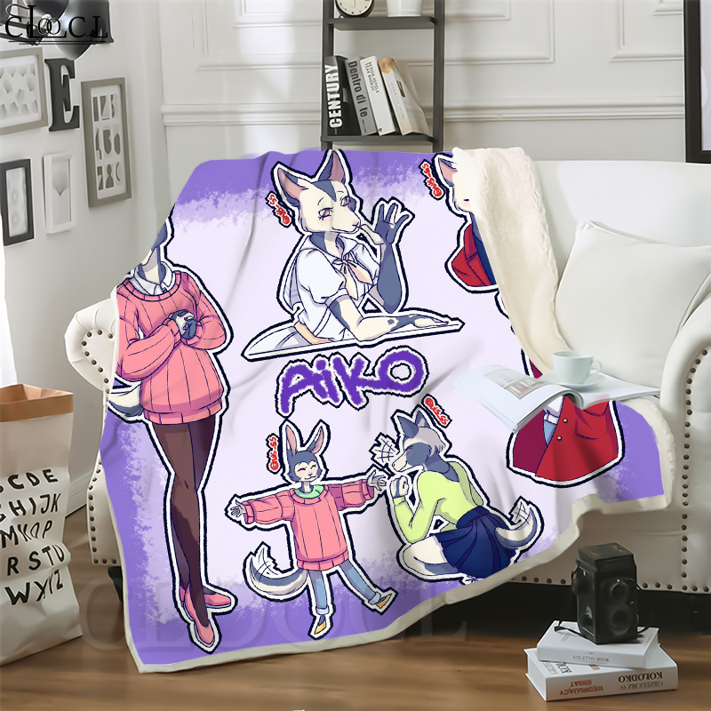 CLOOCL Cartoon BEASTARS Animal 3D Print Casual Style Air Conditioning Blanket Sofa Teens Bedding Throw Blankets Plush Quilt
CLOOCL Cartoon BEASTARS Animal 3D Print Casual Style Air Conditioning Blanket Sofa Teens Bedding Throw Blankets Plush Quilt