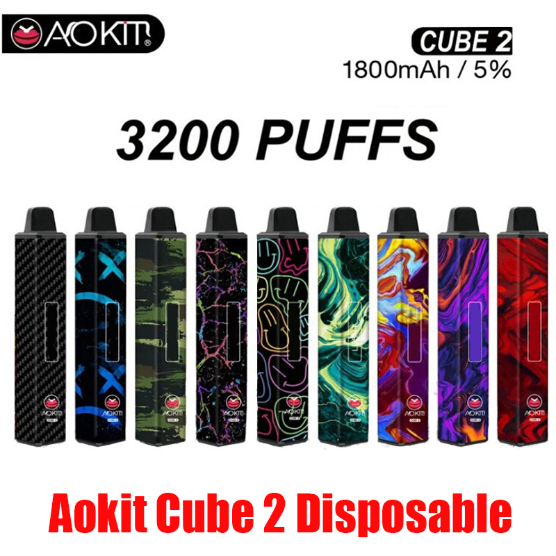 Authentic Aokit Cube 2 Disposable Pod Device Kit 3200 Puffs 1800mAh Battery 12ml Prefilled Vape Bar Stick Ecig Pen 100% Genuine
Authentic Aokit Cube 2 Disposable Pod Device Kit 3200 Puffs 1800mAh Battery 12ml Prefilled Vape Bar Stick Ecig Pen 100% Genuine