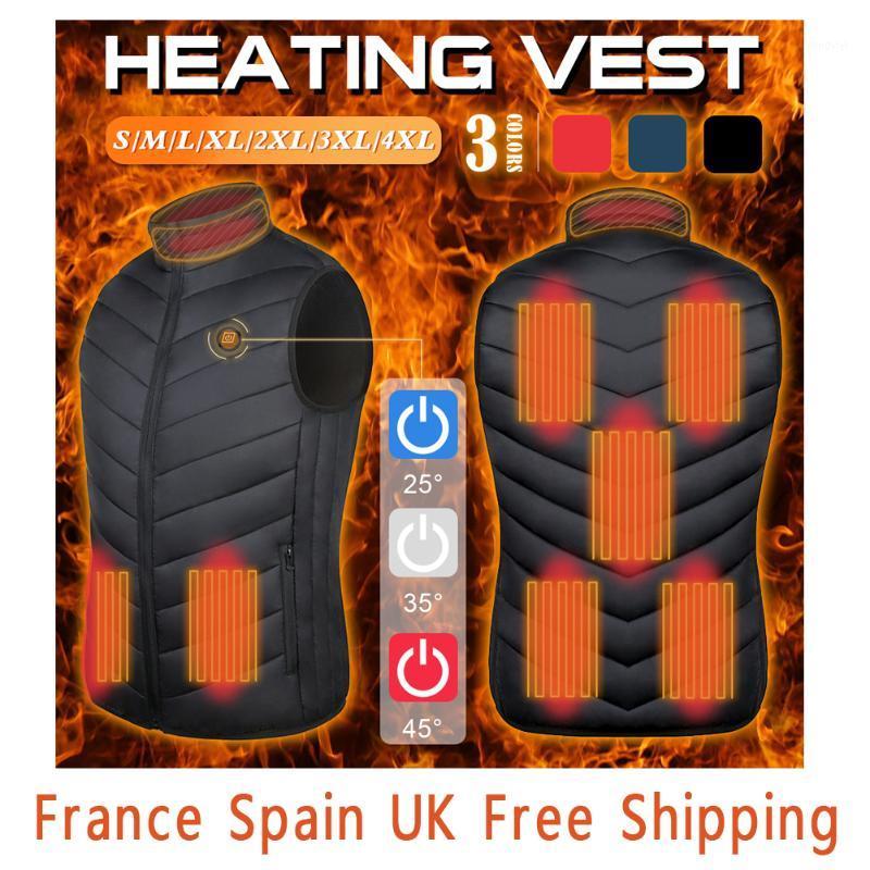 Outdoor T-Shirts 2021 2/8/9 Heating Zones Electric Heated Vest USB Winter Black Red Blue Warm Hunting Jacket1, 2 heating black
Outdoor T-Shirts 2021 2/8/9 Heating Zones Electric Heated Vest USB Winter Black Red Blue Warm Hunting Jacket1, 2 heating black