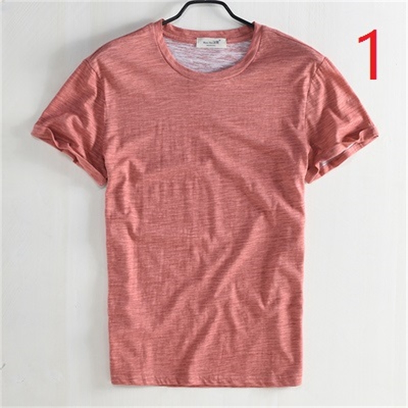 2021 New Basic Simple Short-sleeved T-shirt Men's Slub Yarn Slim Clothes Small Fresh Round Neck Cotton Half-sleeved Shirt Male Odve
2021 New Basic Simple Short-sleeved T-shirt Men's Slub Yarn Slim Clothes Small Fresh Round Neck Cotton Half-sleeved Shirt Male Odve