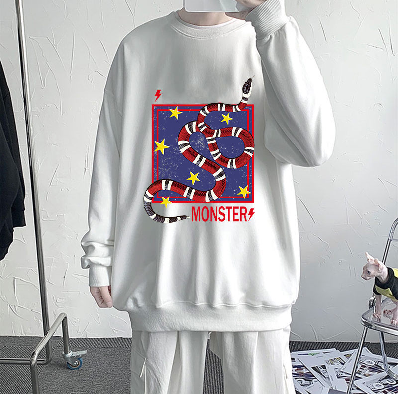 Men Sweatshirt Stylish Vintage High Quality Cotton Cozy Sweatshirts 20ss Mens Womens Autumn Winter Snake Monster Print Sweat Shirts, Black
Men Sweatshirt Stylish Vintage High Quality Cotton Cozy Sweatshirts 20ss Mens Womens Autumn Winter Snake Monster Print Sweat Shirts, Black
