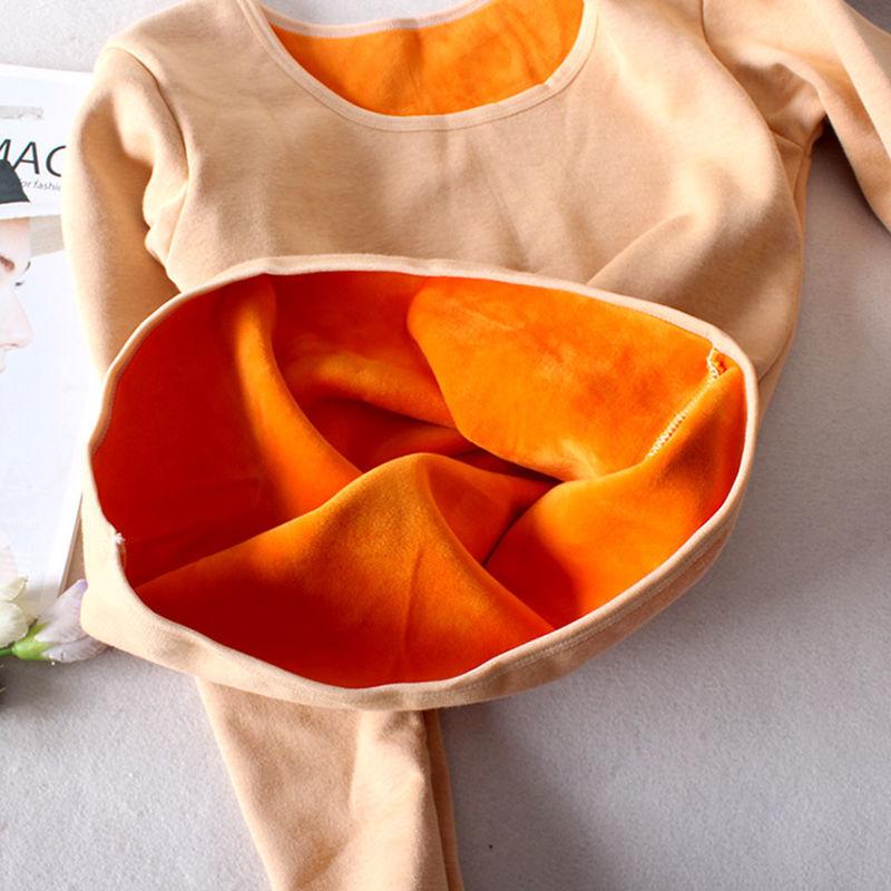 Autumn Winter Plus Velvet Long Sleeve T Shirt Women Thick Warm Cotton Tshirt Women Casual Tee Shirt Femme Slim Ladies Tops C5934 210302