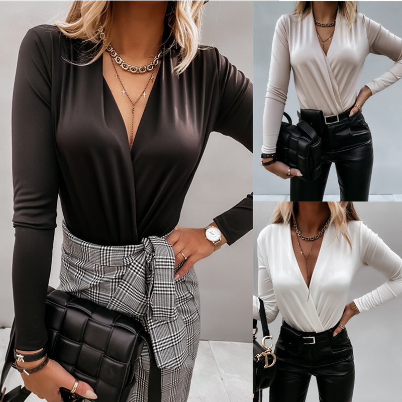 2021 New Blusa Elegante Feminina Na Frente Cruzada Enrugada Sexy Decote Em v Profundo Manga Comprida Pulver Casual Tops Moda Outono Branco P, Black
2021 New Blusa Elegante Feminina Na Frente Cruzada Enrugada Sexy Decote Em v Profundo Manga Comprida Pulver Casual Tops Moda Outono Branco P, Black