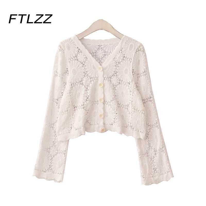 Spring Summer Crop Jacket Women Casual V Neck Single-breasted Hollow Out Coats Woman Vintage Sweet Floral Coat 210602, White
Spring Summer Crop Jacket Women Casual V Neck Single-breasted Hollow Out Coats Woman Vintage Sweet Floral Coat 210602, White