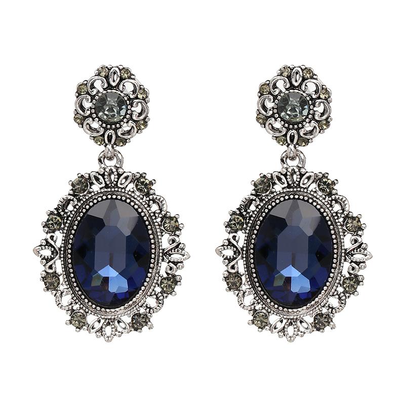Dangle & Chandelier YaYi Jewelry Fashion Bohemia Blue Glass Crystal Rhinestone Women Hook Eardrop Wear Ear Band Long Tassel Earrings Gift
Dangle & Chandelier YaYi Jewelry Fashion Bohemia Blue Glass Crystal Rhinestone Women Hook Eardrop Wear Ear Band Long Tassel Earrings Gift