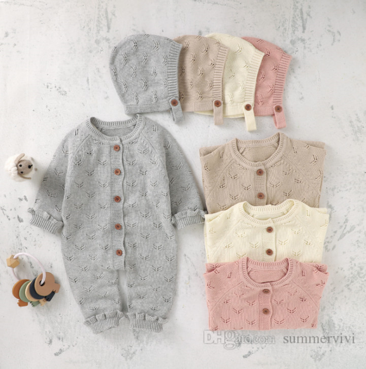 Baby kids hollow knitted rompers infant girls round collar single breasted long sleeve sweater jumpsuits newborn boys cotton climb clothing+, Blue
Baby kids hollow knitted rompers infant girls round collar single breasted long sleeve sweater jumpsuits newborn boys cotton climb clothing+, Blue