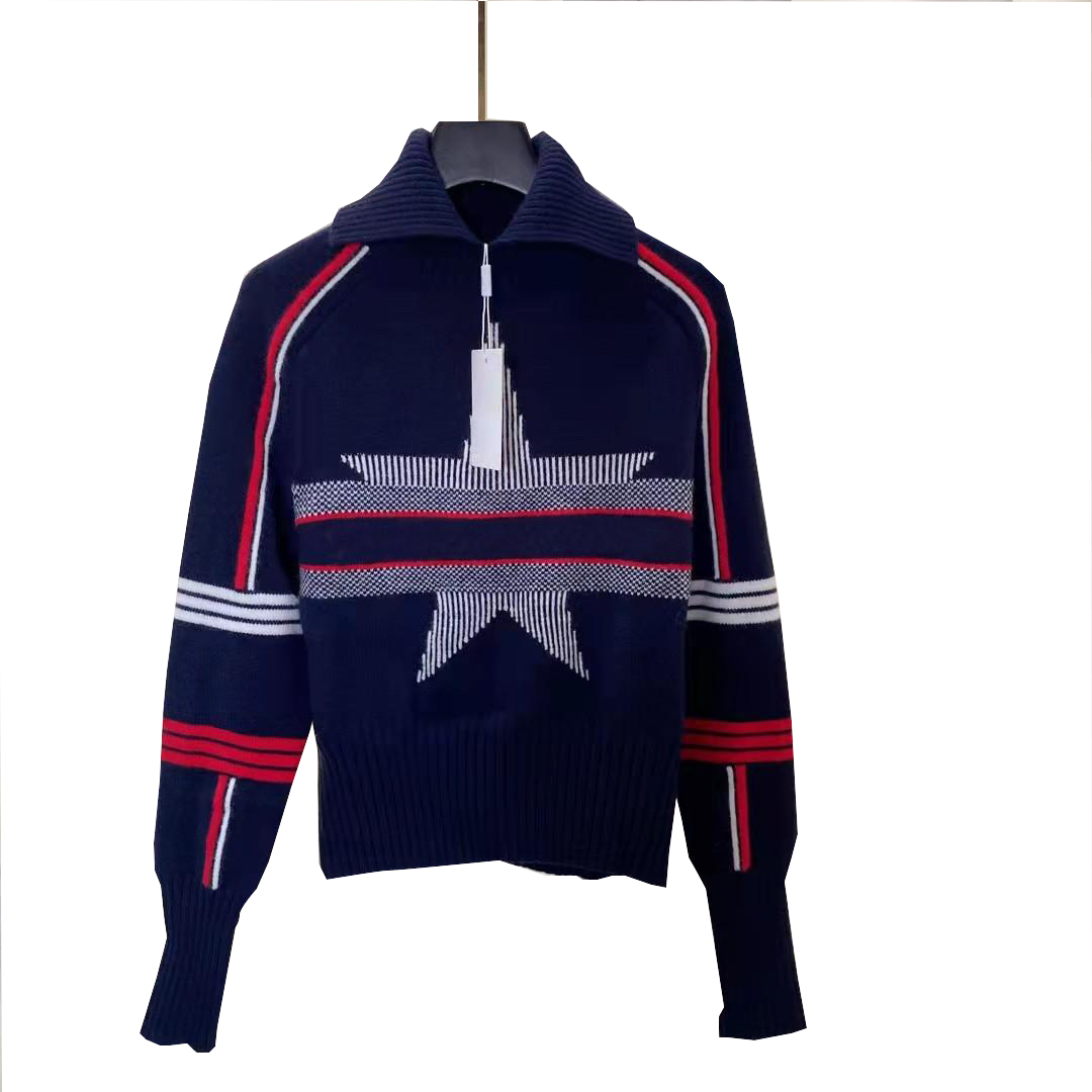 2021 new women' sweater top design fashion letter printing high quality knitted round neck loose casual spring and autumn clothing, Champagne
2021 new women' sweater top design fashion letter printing high quality knitted round neck loose casual spring and autumn clothing, Champagne