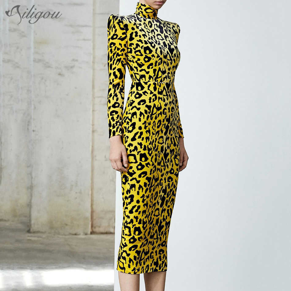 All Arrival Velvet Leopard Dress Long Sleeves Turtleneck Split Design Celebrity Party 210527
All Arrival Velvet Leopard Dress Long Sleeves Turtleneck Split Design Celebrity Party 210527